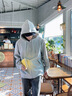 回力男士休閑夾克外套春秋新款戶外運動輕量化工裝立領(lǐng)拉鏈開衫上衣男 淺灰(輕松線條胸標(biāo)) XL /180(體重140-160斤) 曬單實拍圖