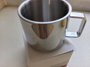 plazotta seit 1893德國 全不銹鋼杯 茶杯亮光咖啡杯幼兒園兒童杯家用帶把手 小號把手杯180ml 曬單實拍圖
