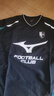 美津濃（MIZUNO）男女復古足球短袖潮流寬松POLO衫 09/曜石黑 XL (180) 曬單實(shí)拍圖