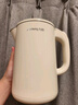 九陽(yáng)（Joyoung）熱水壺燒水壺電水壺 雙層壺體 304不銹鋼 1.5L家用0膠水電水壺 K15FD-W100 曬單實(shí)拍圖
