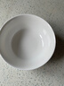 錦鳯 純白骨瓷碗米飯碗湯碗景德鎮(zhèn)餐具家用陶瓷大面碗湯鍋高腳碗1個裝 6英寸面碗 曬單實拍圖