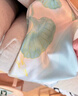 DHKZSTE絲巾女桑蠶絲真絲70方巾圍巾母親節(jié)送女友老婆媽媽長輩生日禮物 國風荷花 曬單實拍圖