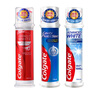 高露潔（Colgate）歐洲進口 耀白去漬+卓效防蛀+牙菌斑深潔牙膏 3支組合直立按壓式 曬單實拍圖