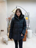 波司登（BOSIDENG）25新款羽絨服女短款90絨冰雪運動(dòng)時(shí)尚冬季連帽保暖外套B250246806 沃土黑8C65 M 165/88A 體重約110-120斤 曬單實(shí)拍圖