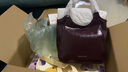 CHARLES&KEITH25秋季新品簡(jiǎn)約手提式托特包菜籃子包生日禮物CK2-30782659 Wineberry Red紫紅色 S 曬單實(shí)拍圖