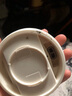 304不銹鋼茶漏杯子大容量馬克杯帶蓋保溫咖啡杯車載隨手水杯 珍珠白【食用級304鋼】 杯子配折疊勺+吸管+茶漏 曬單實(shí)拍圖