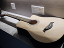 維卡斯（WEIKASI）民謠吉他初學(xué)者木吉他單板新手入門練習(xí)琴guitar吉它學(xué)生男女樂器 38英寸原木色+禮包【初學(xué)推薦】 曬單實拍圖