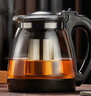 天喜（TIANXI）泡茶壺耐熱大容量玻璃茶壺加厚茶具茶水分離壺大容量泡茶器2000ml 曬單實拍圖