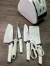 OQB德國(guó)輔食工具套裝廚房廚具菜板組合家用砧板切片刀砍骨刀板三件套 【簡(jiǎn)約裝】升級(jí)版-海鷗刀具4件套 60°以上 128mm 18cm 曬單實(shí)拍圖