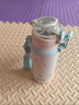 膳魔師（THERMOS）兒童保溫杯開學(xué)必備吸管杯直飲水杯小學(xué)生水壺貓狗系列3歲550ml黃 曬單實(shí)拍圖