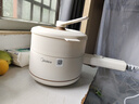 美的（Midea）電煮鍋 小電鍋 電蒸鍋 長(zhǎng)柄 宿舍小鍋 多功能輔食鍋 學(xué)生宿舍泡面XZE2017 1.6L配蒸籠【國(guó)家補(bǔ)貼】 曬單實(shí)拍圖