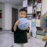 法·瑪莎 FAV MARTHA德國品質(zhì)籃球兒童小皮球5號幼兒園專(zhuān)用小學(xué)生訓練3號4號寶寶男孩 5號兒童用球-太空藍【4歲以上】 其他 曬單實(shí)拍圖