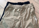 無(wú)印良品（MUJI）男式 水洗平紋 短褲 25年夏季 純棉 男裝 AED1CC4A 黑色 L (175/88A) 曬單實(shí)拍圖