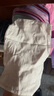 全棉時(shí)代嬰兒隔汗巾兒童純棉吸汗巾幼兒園墊背巾39×19cm 小免+米白+粉 3條 曬單實(shí)拍圖