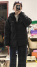 蓋璞男裝2025秋季新款logo寬松連帽泡芙羽絨服百搭保暖外套791896 黑色 L (175/96A)亞洲尺碼 曬單實(shí)拍圖