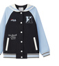 FILA X HARVARD哈佛聯(lián)名童裝長(cháng)袖2025年秋季女中大童學(xué)院上衣 曬單實(shí)拍圖