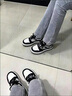 男鞋夏季鞋子男款網(wǎng)面透氣男生板鞋黑白百搭休閑運動(dòng)皮鞋小白鞋男 8262白黑色 41 曬單實(shí)拍圖