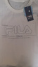 FILA 黃景瑜同款|斐樂(lè )官方男裝針織短袖2025夏新款時(shí)尚簡(jiǎn)約涼感T恤 標準白-WT L 175/96A/L 曬單實(shí)拍圖