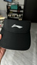 李寧（LI-NING）空頂帽男女夏季跑步登山防曬帽戶外速干馬拉松網(wǎng)球運(yùn)動(dòng)無頂遮陽帽 曬單實(shí)拍圖