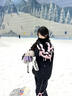 酷峰【雪蝶】滑雪服套裝2025新款雪衣雪褲女男外套冬單板雙板防水裝備 墨蝶粉上衣 S 曬單實拍圖