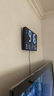 漢時(shí)（Hense）WiFi自動(dòng)對時(shí)大屏電子時(shí)鐘家用掛鐘客廳掛墻鐘表創(chuàng  )意臺鐘HW600 黑框白字（WIFI版自動(dòng)對時(shí)） 曬單實(shí)拍圖
