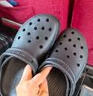 卡駱馳（crocs）經(jīng)典云朵Clog女沙灘洞洞鞋涼拖鞋206750 黑色  37  曬單實(shí)拍圖