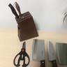 煦凜德國廚房刀具套裝組合菜刀不銹鋼全套廚具廚師專用案板切片刀砧板 【刀具套裝七件套】+3刀片切菜器 60°以上 11cm 17.8cm 曬單實(shí)拍圖