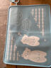 CTRLEND硅膠餐墊小學(xué)生40*60加大加厚隔熱墊食品級兒童小學(xué)生午餐墊餐布 可愛(ài)熊藍色30x40cm【 一沖即凈】 【新款硅膠學(xué)生餐墊，老師推薦】 曬單實(shí)拍圖