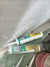 瓦克（WACKER）DA防霉玻璃膠廚衛(wèi)密封膠防水美容膠中性硅膠馬桶封邊膠 透明2支 曬單實拍圖