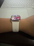 Apple/蘋(píng)果 Watch Series 10 智能手表GPS款42毫米玫瑰金色鋁金屬表殼淡桃粉色運(yùn)動(dòng)型表帶S/M MX1R3CH/B 曬單實(shí)拍圖