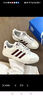 adidas NY 90 STRIPES經典運動板鞋男女春季新款阿迪達斯三葉草 漢玉白/紅色/金色   39 曬單實拍圖