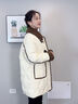 雪中飛羽絨服女士中長(zhǎng)款2025羊羔毛翻領(lǐng)牛角扣時(shí)尚氣質(zhì)休閑外套米白S 曬單實(shí)拍圖