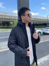 雪中飛男款90鵝絨羽絨服男士短款連帽可拆卸內(nèi)膽大口袋工裝面包羽絨服 藏青色 XL (180) 曬單實(shí)拍圖