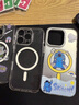 鹿途者 DEERWALK海綿寶寶適用蘋果17promax手機殼iphone15plus新款12高級感13可愛11/12promax卡通保護套彩銀防摔 黑色-海綿寶寶 iPhone 16 Pro 曬單實拍圖