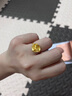 周生生黃金戒指 足金幸?；ㄕZ(yǔ)開(kāi)口戒 結婚禮物三金72931R計價(jià)3.95克 曬單實(shí)拍圖