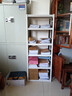 唐輯書架書柜家用落地置物貨架學(xué)生鋼制收納儲(chǔ)物架子 白五層60*30*160 曬單實(shí)拍圖