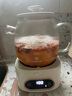 美的（Midea）全玻璃養(yǎng)生壺 辦公室燒水壺 家用多功能煮茶壺 花茶煮茶器 迷你小型電熱水壺 圍爐煮茶壺 【0膠水】YS10B101 1L 曬單實(shí)拍圖