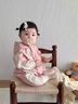 G.DUCKKIDS小黃鴨童裝嬰兒衣服春秋季新款新生兒連體衣寶寶外出服沖鋒衣爬服 粉色 73cm 73尺碼7-9個(gè)月建議寶寶13- 曬單實(shí)拍圖