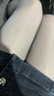 卡拉美拉（Caramella）黑透膚打底褲女光腿神器秋冬加絨加厚防勾絲可外穿黑絲水光襪 曬單實(shí)拍圖
