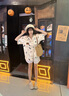 肯默帽子女羊毛貝雷帽秋冬復(fù)古時尚報童帽百搭蓓蕾帽畫家帽靜謐黑 米色 曬單實拍圖