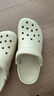 卡駱馳（crocs）經(jīng)典Clog男女洞洞鞋一腳蹬沙灘鞋 CR10001-2Y2  39 （39-40）  曬單實拍圖