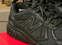 NEW BALANCE NB410官方男鞋女鞋情侶網(wǎng)鞋越野戶外鞋復(fù)古潮流網(wǎng)面休閑運動鞋 黑色 寬鞋楦2E MT410CK5 38 (腳長23.5cm) 曬單實拍圖