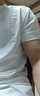 京東京造夏季男士涼感短袖健身跑步速干男訓練寬松半袖上衣運動(dòng)T恤白色 L 曬單實(shí)拍圖