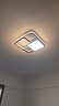 FSL佛山照明吸頂燈LED臥室燈北歐后現代鐵藝燈具50426/44W方包安裝 曬單實(shí)拍圖