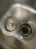 德斐赫【德國(guó)】廚房水槽304不銹鋼彈跳芯下水器洗菜盆防堵漏水塞 不銹鋼加大濾網(wǎng)【金銀】140專(zhuān)用 曬單實(shí)拍圖