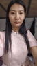 尚都比拉新中式國風(fēng)盤扣旗袍改良版連衣裙夏季新款刺繡中長裙 粉色 M 曬單實(shí)拍圖