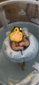 自游寶貝 SWIMMING BABY嬰兒游泳圈新生兒腋下圈雙氣囊防嗆水泳圈兒童游泳裝備救生圈 小熊新生兒腋下圈(0-3月 5-14斤) 曬單實拍圖