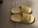 紅豆可愛(ài)厚底拖鞋女款夏季2025新款室內家居浴室防滑防臭涼拖女士外穿 黃色【云朵】 36-37 【適合35-36腳內長(cháng)235MM】 曬單實(shí)拍圖