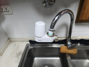 美的（Midea）凈水器水龍頭過(guò)濾器家用自來(lái)水過(guò)濾器凈水器直飲廚房衛生間通用除余氯除水垢雙出水可清洗濾芯 微氣泡一機1芯【12級去除農殘】 曬單實(shí)拍圖