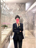 汐蔓嬌高級西裝外套女裝春秋職業(yè)裝中長(cháng)款小西裝氣質(zhì)面試正裝工作服西服 B126直筒西褲《下單備注顏色》 L 碼(重100-115) 曬單實(shí)拍圖